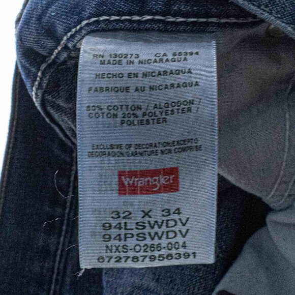 Wrangler Carpenter Workwear Jeans Skate 32 x 34 Streetwear Grunge - Picture 4 of 5